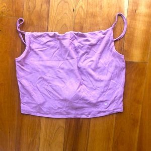 Pac sun mauve crop top  bnwt